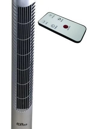 Alva Air 92cm Silver Plastic Tower Fan