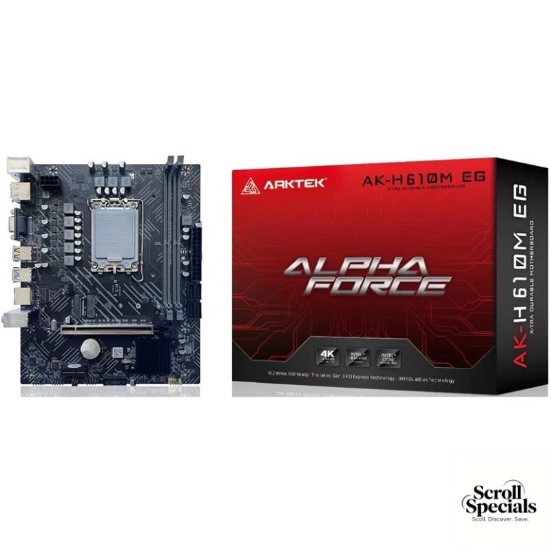 Arktek H610 LGA1700 ATX Motherboard