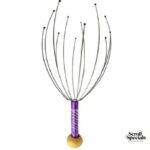 Casey Purple 12 Fingers Head And Scalp Hand Held Manual Massager