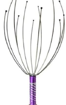 Casey Purple 12 Fingers Head And Scalp Hand Held Manual Massager