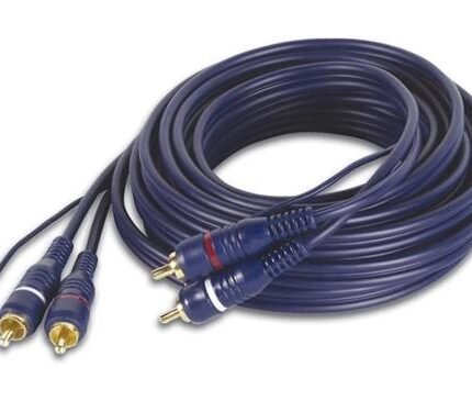 Geeko Purple 2 X RCA Male to Male Audio Cable