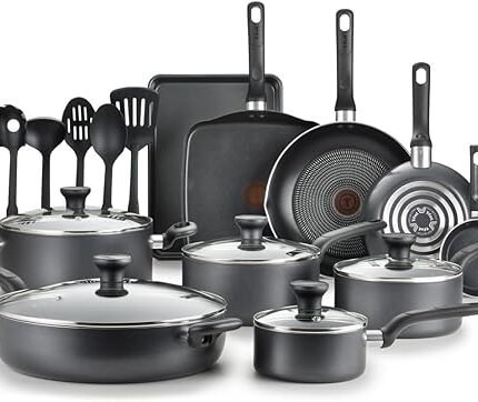 Tefal Easy Care Grey 20 Piece Cookware Set