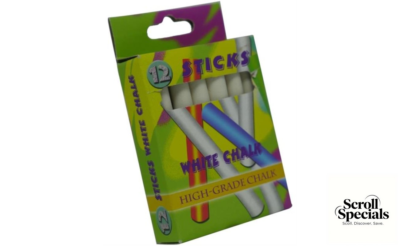 Brainware Kids White Chalk Pack