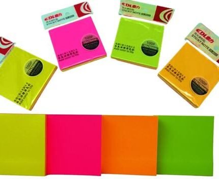 DLOffice Multicolour Sticky Notepad 100 Sheets Per Pad