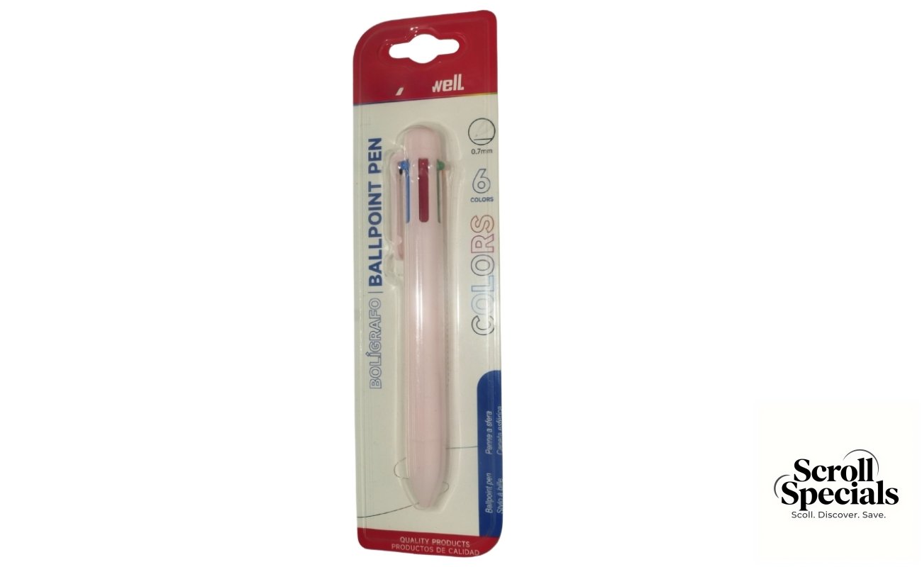 ARTWELL 6 Colours Ballpoint Pen