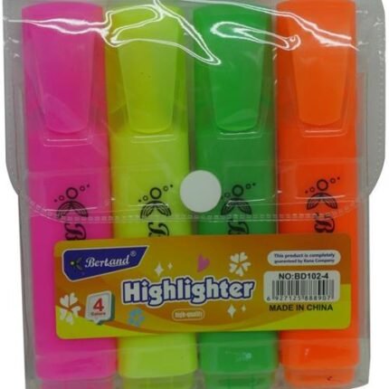 Brainware Bertand Pastel Highlighters Pack of 4