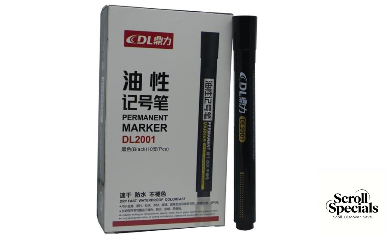 DLOffice Permanent Markers Pack 10