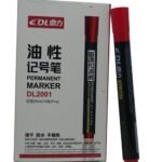 DLOffice Permanent Markers Pack of 10 Red