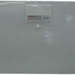 DLOffice A4 Carry Folder with Press Stud on Flap Clear