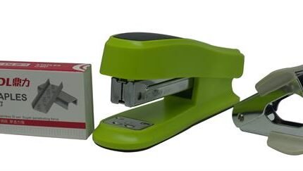 DLOffice Basic Mini Half Strip Stapler Set Green