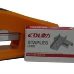 DLOffice Basic Mini Half Strip Stapler Set Orange
