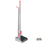 Casey Long Standing Dustpan And Broom Set Red