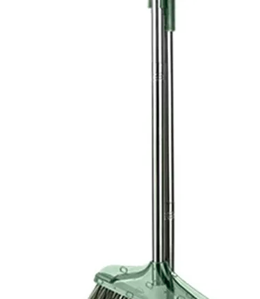 Casey Long Handle Standing Dustpan And Broom Set Green