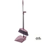 Casey Long Handle Standing Dustpan And Broom Purple