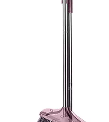 Casey Long Handle Standing Dustpan And Broom Purple