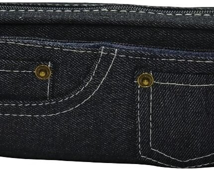Brainware Dark Blue Denim Pencil Case