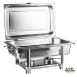Casey Condere Chafing Dish 10L Rectangular Single Pan Chaffing