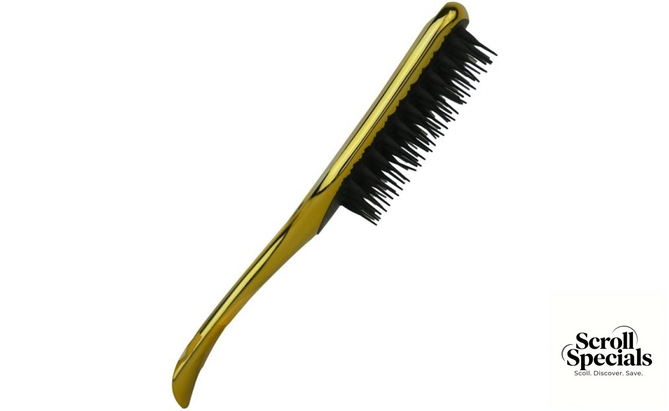 Prescott Wet Detangling Hairbrush Gold