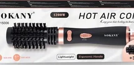 Sokany 1200W 2 In 1 Hot Air Comb Dryer