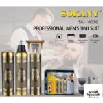 Sokany Professional 3In1 Set T Blade Shaver Gold