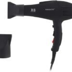 Sokany Salon Profesional Quick Drying Black Hairdryer 2200w