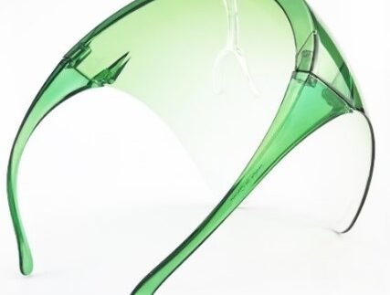 Casey Protective Faceshield Glasses Mask - Green