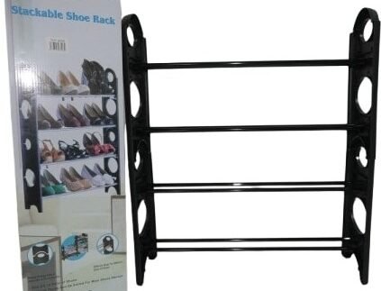 Nordic Wind 4 Tier 12 Shoes Stackable Rack