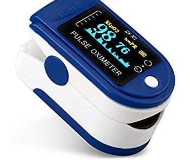 Casey Digital Fingertip Pulse Oximeter - Blue