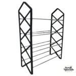Nordic Wind Cross 4 Tier 12 Shoe Rack