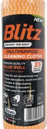 Tevo Blitz 35 Pack Roll Premium Multipurpose cleaning Cloths