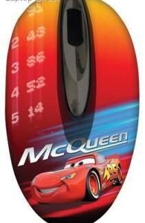 Disney Red Cars Mini Optical USB Mouse