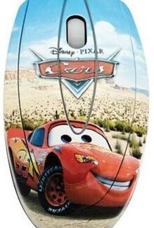 Disney Blue & White Cars Optical USB Mouse