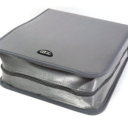 Ebox 240pcs Cd Holder Sparkling Grey