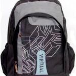 Macaroni Black and Grey Scolaro Student Backpack