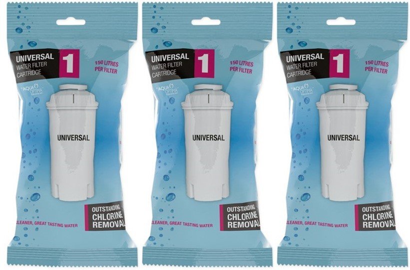 FILTER01 Feelive 3 Pack Aqua Optima Universal Water Filter - Image 1