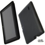 Geeko Black Velocity Junior Tablet Rubber Cover