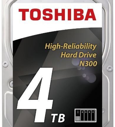 Toshiba 4TB N300 SATA III 3.5 Inch Hard Drive