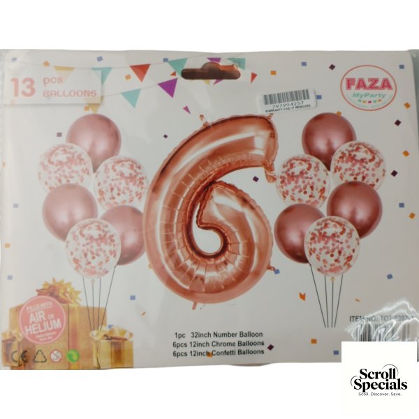 Casey 13pc Rose Gold White