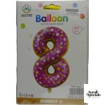 Casey 102cm Donut Balloon Number