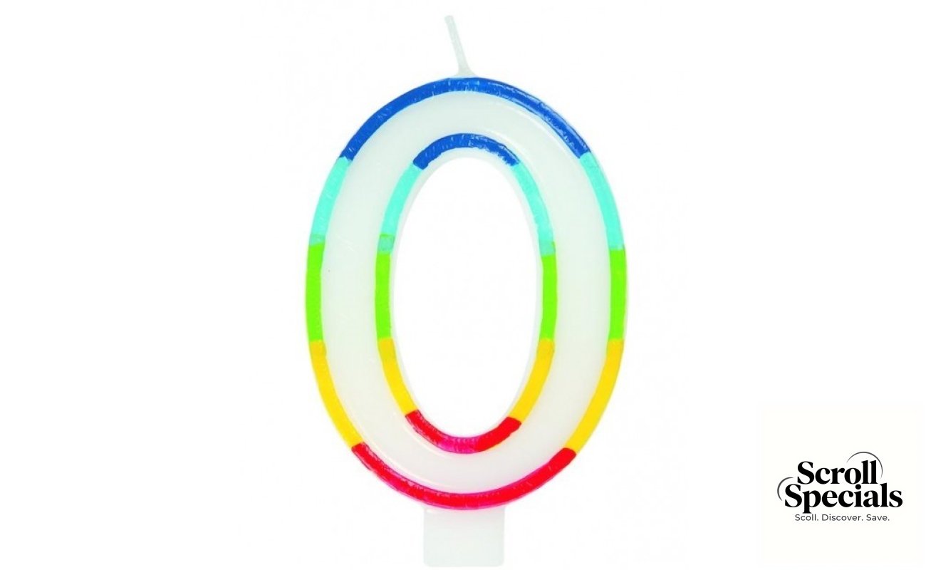 Casey 7cm Multicolor Numerical Birthday