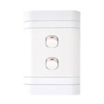 Lesco Flush Cover with 2 Lever 1 Way Switch