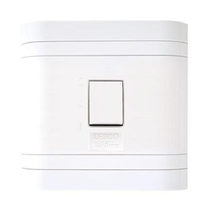 Lesco 50A 2 Pole Flush Isolator Switch
