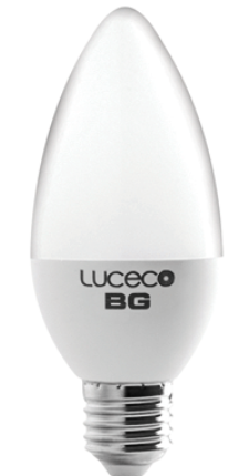 Luceco E14 Candle 3W Warm White 2 Pack LED 200 Lumens