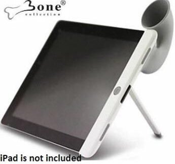 Bone Collection Horn Stand Sound Amplifier iPad 2 Grey
