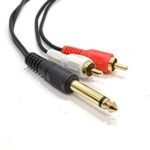 S/Vhs To 1 Rca Plug 1m, Retail Box, No Warranty
