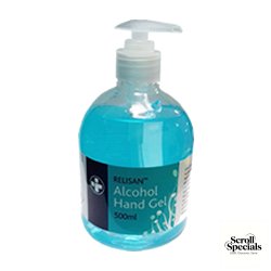 RELIS03 Casey 500ml Blue Gel Hand and Surface Alcohol Based Gel - Image 1