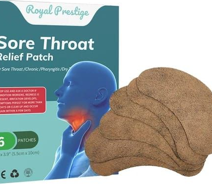 Royal Prestige Sore Throat Relief Patch