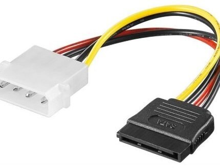 UniQue SATA Male to 4 Pin Female Molex Adapter