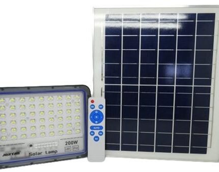 Solarix Jortam 200w Solar Flood Lamp With Solar Panel