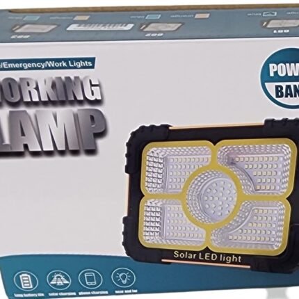 Solarix LED Solar Floodlamp With Power Bank Orange Large